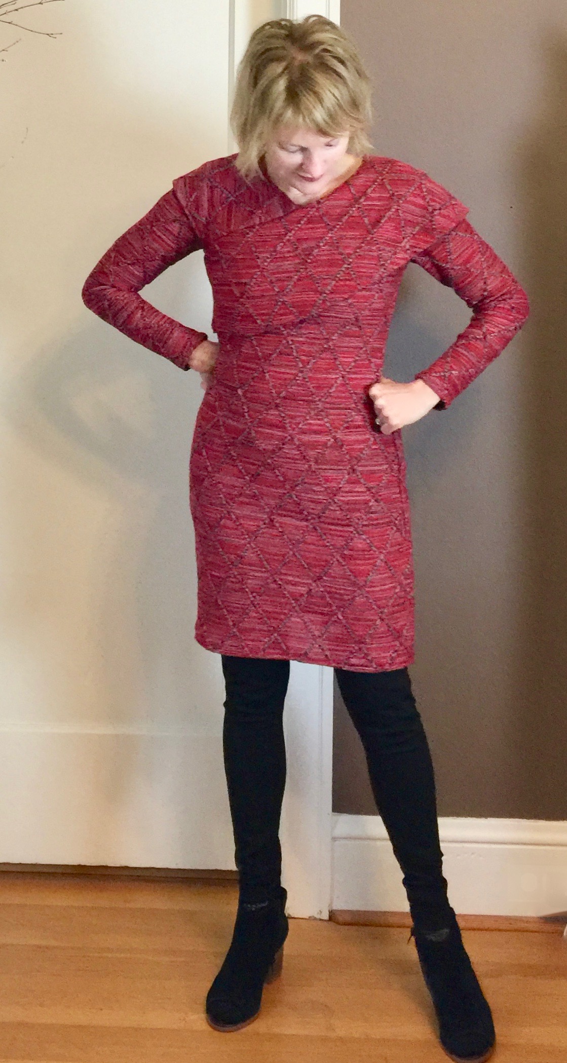 Want Knit All Sweater Dress