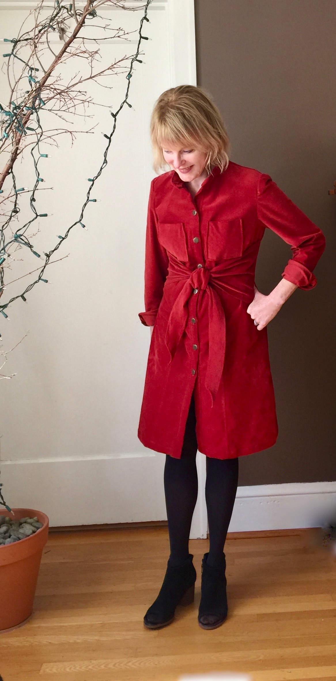 An Anthro-Inspired Corduroy Shirt Dress – Elle Gee Makes